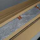 Avana Handcrafted Natural Wood Fireplace Mantel - 48 Inch Mantel Shelf - Farmhouse, Floating - Grey