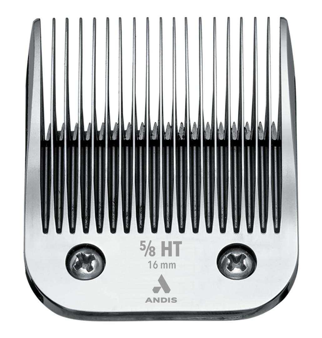 Andis 64930 UltraEdge Detachable Blade Size 5/8HT Carbon Steel Pet Clipper Blade, Hybrid Tooth, Professional Grooming Performance