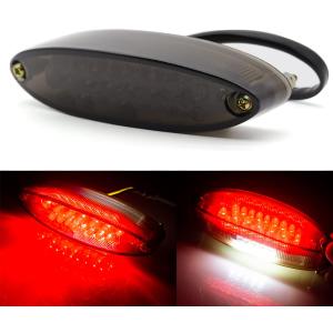 kucehiup Motorcycle LED Taillight Brake Stop Light Universal ATV Tail Light
