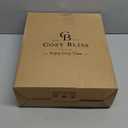 Cozy Bliss Deluxe Dual-Sided Cooling Comforter King Size, Ultra-Soft Lightweight Breathable Silky Cooling Blankets with Q-Max>0.45 for Bedroom, Hot Sleepers & Night Sweats, Cool Blue, 106"x90"