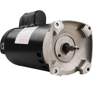 B2854 Pool Pump Motor, 1-1/2 HP, 3450 RPM, 8.0/16.0 Amps, 1.1 Service Factor, 56Y Frame, PSC Square Flange Pool Motor, Compatible with Century/Smith Pool Pump Motors.Pool and Spa Pump Motor