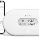 Airthings 2960 View Plus - Battery Powered Radon & Air Quality Monitor (PM, CO2, VOC, Humidity, Temp, Pressure), View Plus