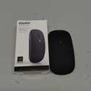 LED Wireless Mouse for Laptop/MacBook/iPad - Built-in Mouse Jiggler & 4-Mode (Bluetooth 5.2/3.0 & 2.4GHz USB-A/C) Rechargeable Silent Mouse Multi-Device Compatible with macOS/iOS/Windows/Android