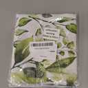 Eucalyptus Leaves Valances for Window, Kitchen Window Curtain Sage Green, Floral Leaf Decorations Valance for Living Room Laundry Bathroom 54x18 inch with 3 inch Rod Pocket