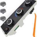 599-294 Climate Control Module A/C Heater Air Conditioning Panel, Compatible with Chevy Express & GMC Savana 1500 2500 3500 4500 (2008-2022) with 3 Spare Switch Buttons & Pry Tool