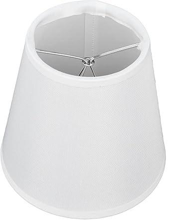 Chandelier Shades Lamp Shades, Candelabra Shades Clip On Bell Lamp Shades for Floor Chandelier Pendant Light Replacement (White)