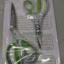 Westcott 7- and 9-Inch CarboTitanium Fabric Scissors for Fabric Cutting, Quilting, and Sewing Projects, White/Green, 2 Pack