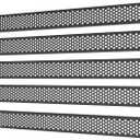 5 Pack 1U Venting Blank Panel - Steel Blank Rack Mount Panel Spacer for 19in Server Rack Cabinet or Enclosure, Black (1UVBP5PC), 1.73 inches x 19 inches x 0.39 inches