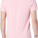 Aeropostale Men's Aero Uniform Polo Short Sleeve (Medium, Pink Dream)