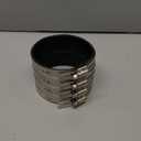 Flexible pipe Coupling with Stainless Steel Clamps.Pipe Connector for PVC and Metal Pipes (1.5inch/47mm-51mm)