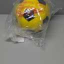 Champion Sports Coated High Density Foam Soccer Ball, Yellow, Black, 4