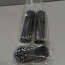 CIRCLE JOY Electric Rechargeable Salt and Pepper Grinder Set Top-Refill Automatic Pepper Mill Grinder with Charging Base, Adjustable Coarseness, Easy Filling Larger Capacity with Led for Home Kitchen