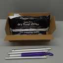 Amazon Basics Wet & Dry Sweeper Kit, 1 Sweeper Handle, 7 Heavy Duty Dry Floor Cloths, 3 Wet Floor Cloths, Pack of 1