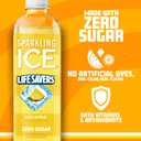 Sparkling Ice LIFESAVERS Pineapple, Zero Sugar Flavored Sparkling Water, with Vitamins and Antioxidants, Low Calorie Beverage, 17 fl oz Bottles (Pack of 12)