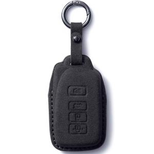 for Lexus Key Fob Cover Premium Suede Full Protection Key Shell Key Case Compatible with Lexus ES is GS NX LS RX RC 300h 350 200t 250 300 F 450h 460 600h Smart Key Fob Remote Key