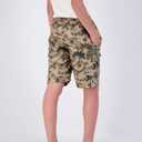 Real Essentials 3 Pack: Boys Swim Trunks with Pockets Swimsuit with Mesh Lining UPF 50