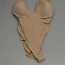 BRABIC Shapewear Bodysuits for Women Tummy Control Shapewear Seamless Backless V-Neck Tops with Built-in Bra, Medium 