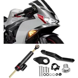 For Ninja ZX-6R ZX636 ZX6R ninja zx6r zx636 2026 2025 2024 2023 2022-2013 motorcycle accessories steering shock absorber steering shock absorber stabilizer steering damping bracket (black kit)