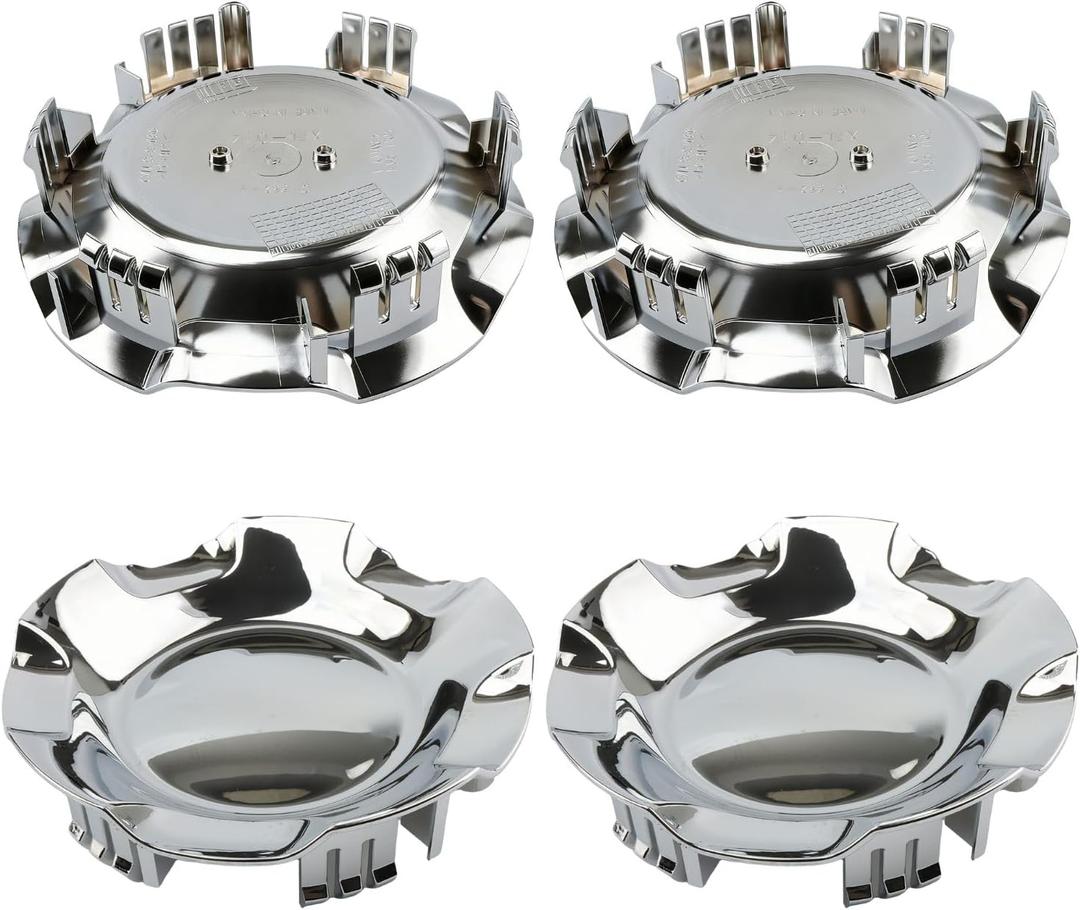 4pcs 9596007 9595152 20 inch Wheel Center Caps for 2007-2014 Chevy Tahoe Suburban Avalanche Silverado LTZ LS LT, Hubcaps Cover for 5-Spoke Wheel Rims # 909019
