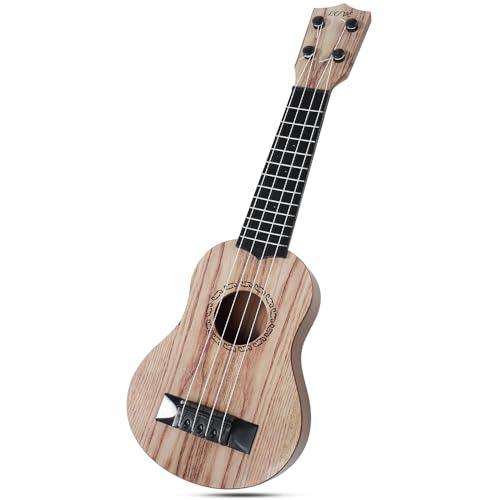 Raimy 17in Kids Ukulele Guitar - 4 Strings Mini Guitar Children Musical Instruments Educational Toys with Picks for Toddler Kids Boys Girls Beginner (Koa Color)
