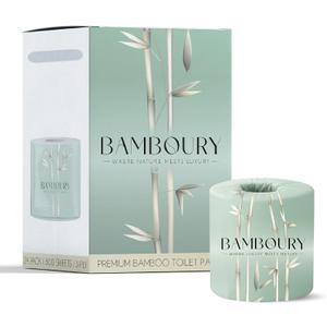 Bamboo Toilet Paper - Premium & Luxurious Eco Choice – FSC Certified, BPA Free, Biodegradable Packaging (12 Pack)