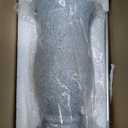 Grave Vase for Cemetery Memorial Grave Decoration Marble Color with Ground Spikes Comes with Flower Foam