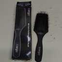 Ergo Mini Ionic Polishing Paddle Brush - Small Detangling Hair Brush for Wet & Dry Use - Professional Hair Care Styling Tool (ER500)