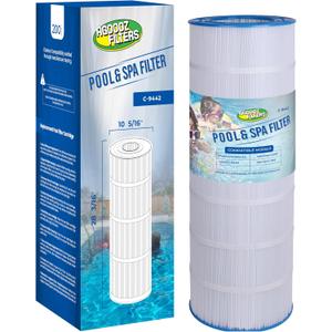 C200S Filter Compatible with CX200XRE, SwimClear C200S, C200S, Unicel C-9442, PA200S, 200 Sq. Ft Pool Filter Cartridge, 1 Pack