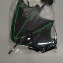 Halloween Bat Costume Set Include Light up Bat Wings LED Wing Black Headband Wand for Halloween Party Decoration (Green)