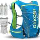INOXTO Hydration Vest Backpack,Lightweight Water Running Vest Pack with 1.5L Water Bladder Bag Daypack for Hiking Trail Running Cycling Race Marathon for Women Men