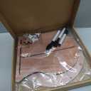 11.4 Inch Wedding Game Spinning Wheel, Wooden Prize Tabletop Spinner Erasable Raffle Spin The Wheel Game with Stand Roulette Wheel for Wedding Engagement Party School Family Games Baby Shower