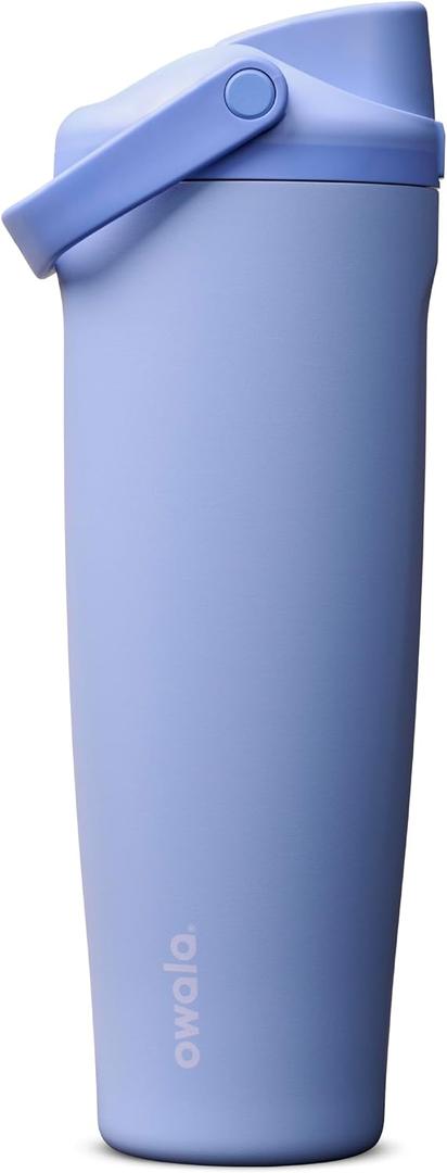 Owala FreeSip Sway Insulated Stainless Steel Water Bottle with Two-Way Spout, Built-In Straw and Bucket Handle, Made for Travel, School, and Sports, 40oz, BPA Free, Leak Proof, Out of the Blue