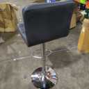 Poundex L Shape Barstool, Black
