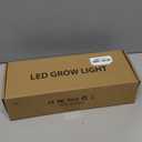 Black Grow Lights for Indoor Plants, 168 LEDs Clip Plant Lights, Full Spectrum LED Plant Growing Lamps with Flexible Gooseneck 4/8/12/18H Timer, 3 Spectral Modes, 10 Dimmable Levels, 2Head x 2 Pack