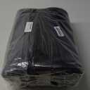 Golf Travel Bags for Airlines with Adjustable Support Rod and Detachable Shoulder Straps, Hard case Top Soft Foldable Golf Club Travel Covers (Black)