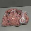 Peomeise 50pcs Dusty Pink Spandex Chair Sashes with Buckle Slider for Wedding, Party Decoration