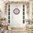 2 x Women's History Month Door Decorations, Purple Inspirational Women Empowerment Hanging Sign Wall Decor, International Women's Day Wreath for Home, School, Classroom, Bulletin Board, Wall, Hallway