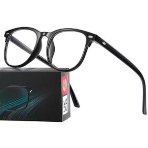 Okany Blue Light Blocking Glasses for Women Men Woman Black Computer Screen Filter Gaming Glasses Womens Mens 99.9% Blue Light Blocker Round Fashion Eye Glasses