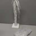 Moucuny Ramadan Lighted Star Moon Birch Tree with LED Lights USB Battery Powered Artificial Tree for Decoration Indoor for Eid Decorations Home Ramadan Parties, 2 Ft, 24 LED