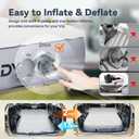 Jeep Mattress with Wireless Air Pump, 10inch SUV Air Mattress Camping Bed for Jeep Wrangler JK JKU JL JLU Unlimited 4 Door Ford Bronco Subaru Forester