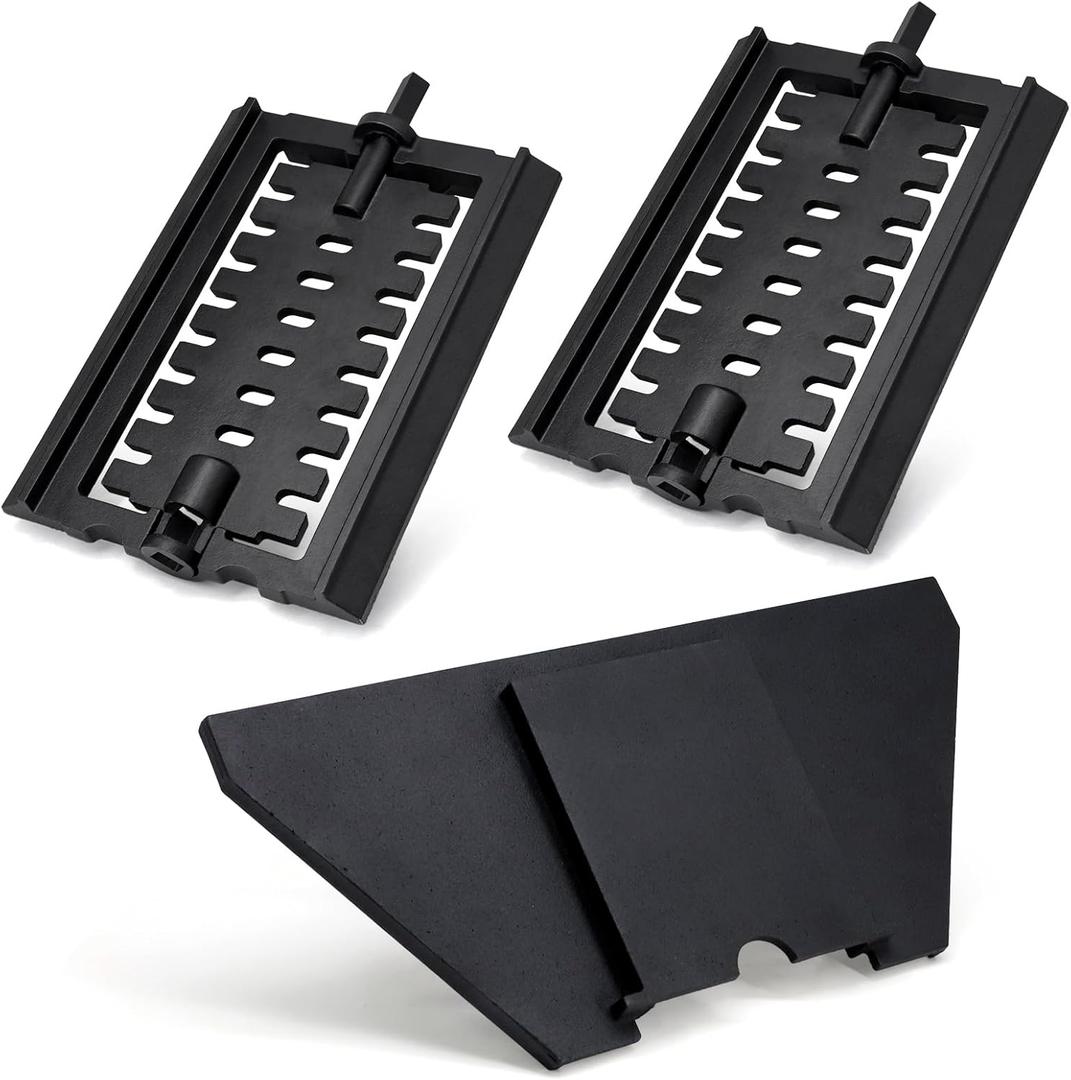 Adviace 40256 40257 Shaker Grate Frame & 40258 Rear Liner Kit Replacement US Stove Hot Blast Hotblast 1557M 1500 Wood Stove Furnace & Vogelzang Norseman 2500 Wood Coal Furnaces
