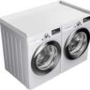 Ulif Laundry Countertop for Washer and Dryer, Over Washer Dryer Topper for Storage and Organization, Overall Size 27.5" D x 54" W x 2.6" H White