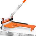 13in Laminate Floor Cutter with Wheel, Extra Blade Work Efficiently | 1 Step Meet Angle&Length Cut,13MM Lvp Cutter, Flooring Tools to Cut Vinyl Plank Floor, Engineer Wood, LVT, VCT, SPC, WPC