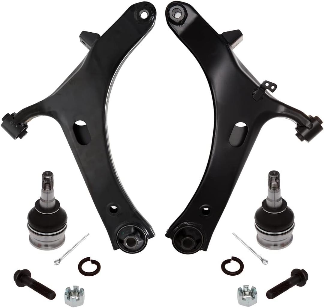 AUQDD 4Pc Suspension Kits Front Lower Control Arm and Ball Joint Fit For 2012-2016 Subaru Impreza (2.0L 1995cc Naturally Aspirated) (Replace # K9513 524-789 524-790 20202FJ010 20202FJ000)