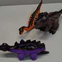 Lucky Doug 3 Pack Electric Realistic Dinosaur Toys with Simulated Sounds  Lights for Boys Kids Aged 3 4 5 Years Old - Perfect Jurassic Tyrannosaurus Rex Gift for Birthday 3-5 Years