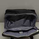 Rolling Laptop Bag,Rolling Briefcase for Men & Women,Laptop Briefcase on Wheels,Carry On Bag for Business Travel (15.6 inch, Black+Gold Zipper)