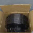 KIRE 100PCS Black and Gold Plates - Black Plastic Plates Disposable with Gold Rim for Halloween Party/Wedding/Birthday Include 50Pcs 10.25inch for Dinner and 50Pcs 7.5inch for Dessert/Salad