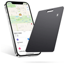Wallet Tracker Card Works with Apple Find My (iOS Only),Find My Wallet Card Wireless Rechargeable Item Finder for Luggage Tags, Passports, Keys,Bags 1 Pack