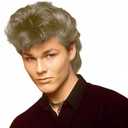 Men's 80s Short Blonde Mullet Wig, Disco Rocker Punk Synthetic Cosplay Halloween Wig