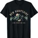 New Hampshire Vintage Pride Mountains Moose T-Shirt M